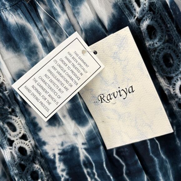 NWT Raviya Tie Dye Crochet Swimsuit Cover-Up Sundress Dress Size Large Boho - Picture 8 of 15